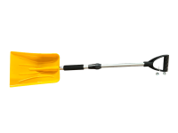 Schneeschieber Schneeschaufel mit Teleskopstiel Gelb 4760000