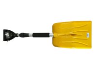 Schneeschieber Schneeschaufel mit Teleskopstiel Gelb 4760000