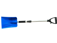 Schneeschieber Schneeschaufel mit Teleskopstiel Blau...