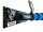 Teleskop-Eiskratzer 80cm -120cm Bürstenkopf 180° verstellbar Blau 46030000