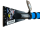 Teleskop-Eiskratzer 80cm -120cm Bürstenkopf 180° verstellbar Blau 46030000