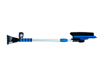 Teleskop-Eiskratzer 50cm -80cm Bürstenkopf 180° verstellbar Blau 46020000