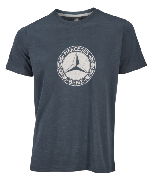 Mercedes-Benz T-Shirt Herren Navy Slim Fit Baumwolle mit Classic Logo 1926