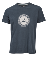 Mercedes-Benz T-Shirt Herren Navy Slim Fit Baumwolle mit Classic Logo 1926