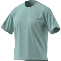 Mercedes-Benz Damen T-Shirt Aqua B67960190 by adidas 100% Baumwolle Regular Fit