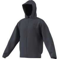 Mercedes-Benz Sweatjacke Herren Grau by adidas – Oversized Fit mit Kapuze