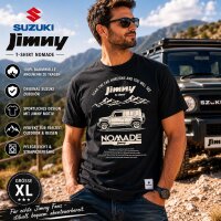 T-Shirt Suzuki Jimny Schwarz XL mit Logo 99000-79NA1-20X