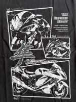 T-Shirt Suzuki Hayabusa Schwarz XL mit Logo 99000-79NA1-15X