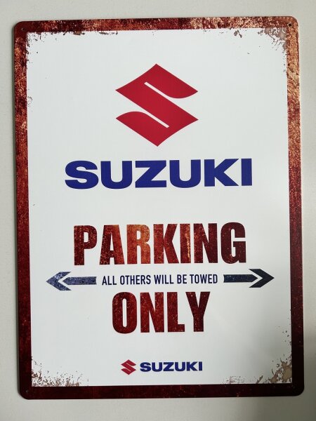 Suzuki Parkschild Parking Platte 99000-79NM0268