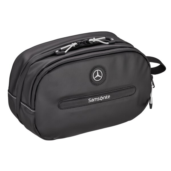 Mercedes-Benz Kulturbeutel schwarz Samsonite Polyamid (recycelt) / Polyester