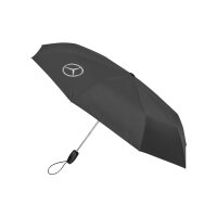 Mercedes-Benz Taschenschirm schwarz, Stahl / Kunststoff /...