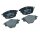 Opel Grandland Citroen Peugeot Bremsbeläge Bremsbelagsatz hinten 1693587380