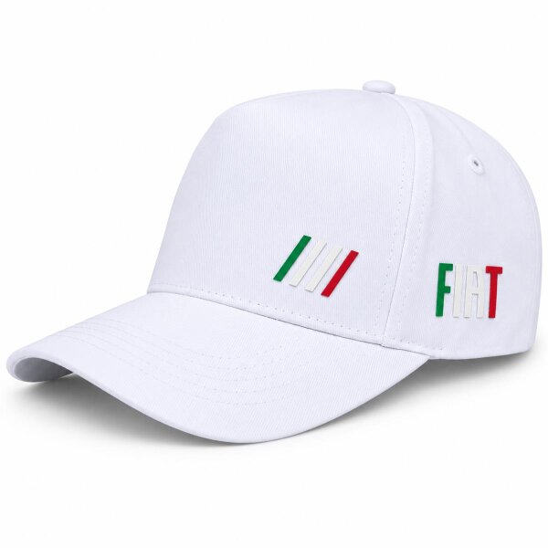Fiat Baseball Cap Weiß – Original Fiat Cap mit geprägtem Logo & Premium Details