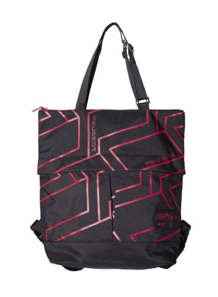 Peugeot Rucksack mit GTI Design Rot und Schwarz PEU25-SAD-GTI