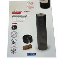 Elektrischer Korkenzieher in Grau mit...