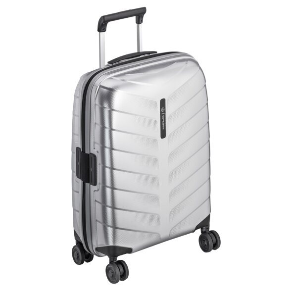 Mercedes-Benz Koffer, Spinner 55 silber Polypropylen/Polyester Samsonite, 38 l