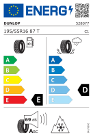 DUNLOP SP Winter Sport 4D 195/55 R16 87T SL Winterreifen
