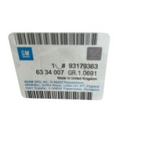 Opel Corsa Astra Chevrolet  GM Wasserpumpe Kühlmittelpumpe  93179363