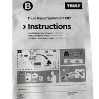 Thule Kit 1817 Montagekit für Dachträgersystem Volvo V40 5-Türer mit 14181701