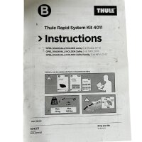 Thule Kit 4011 Montagekit für Dachträgersystem Audi A4 Avant B9 5-Türer 18401105