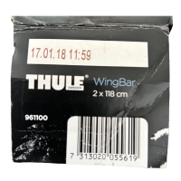 Thule WingBar Evo 118 cm Dachträger-Traverse 2er-Pack aluminium 961100 961