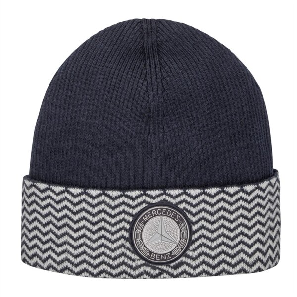 Mercedes-Benz Strickmütze Unisex navy Baumwolle (Bio) Polyester Kaschmir