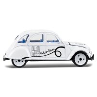CITROËN Majorette 2CV 1:64 – Paris Edition in Weiß