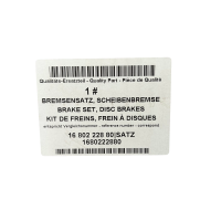 Opel Insignia B Bremsscheiben Ø 321 mm + Bremsbeläge vorne – belüftet
