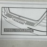 Opel Ladekantenschutz Mokka B Chrom Edelstahl 2 Tlg. 0072601409 2/99061