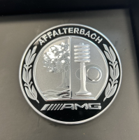 Mercedes-Benz AMG Radnabenabdeckung AMG Wappen, 4er Set silberfarben gebraucht
