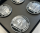 Mercedes-Benz AMG Radnabenabdeckung AMG Wappen, 4er Set silberfarben gebraucht