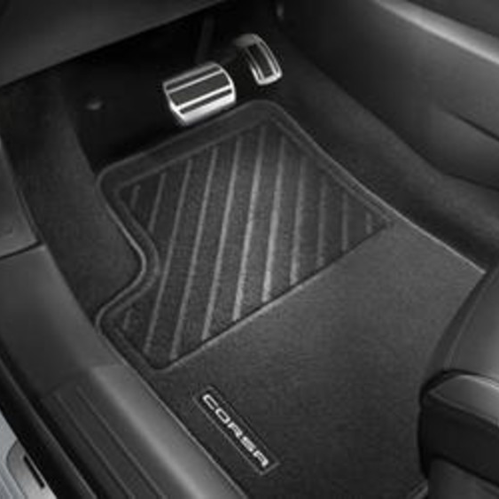 Opel Fußmatten Corsa Economy Autoteppiche – 4-teilig, vorn & hinten