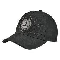 Mercedes-Benz Cap Damen schwarz Baumwolle (Bio)