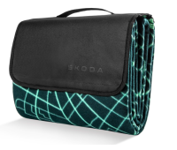 Škoda Reisekissen 2-in-1 Reisedecke Kissen...