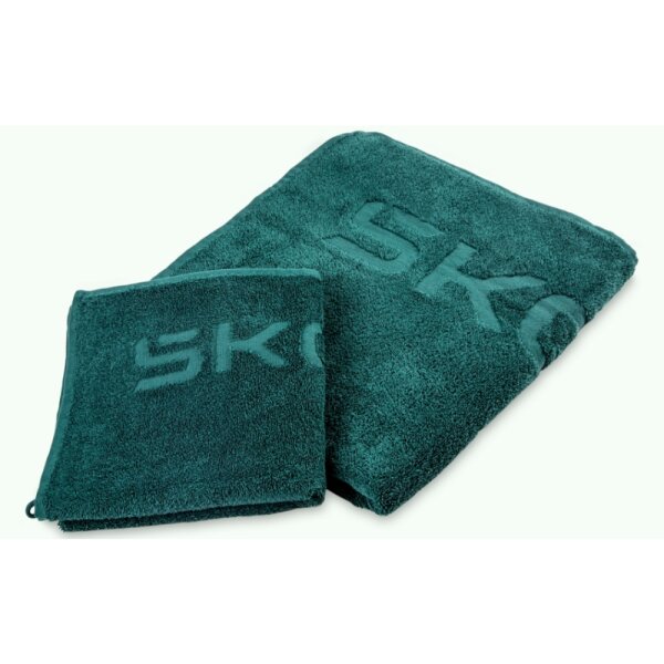 Škoda Frottiertücher Geschenk-Set Emeral-Grün 6U0084500B 549