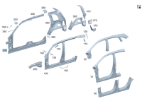 Innenteil Seitenwand links Mercedes-Benz GLB W247...