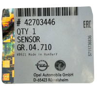 ABS Sensor Raddrehzahl Hinten Re/Li Opel Vauxhall 42703446