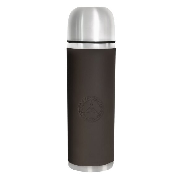 Mercedes-Benz Isolierflasche braun Edelstahl / Silikon / Kunststoff emsa 1000 ml