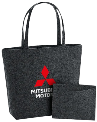 Mitsubishi Filz Tragetasche Carbon + innen Tasche MMD-BG721-C