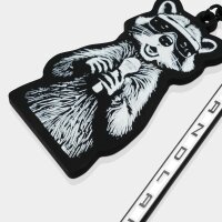 OPEL GRANDLAND Schlüsselanhänger Waschbär PVC (Weich-Emaille) 13220187