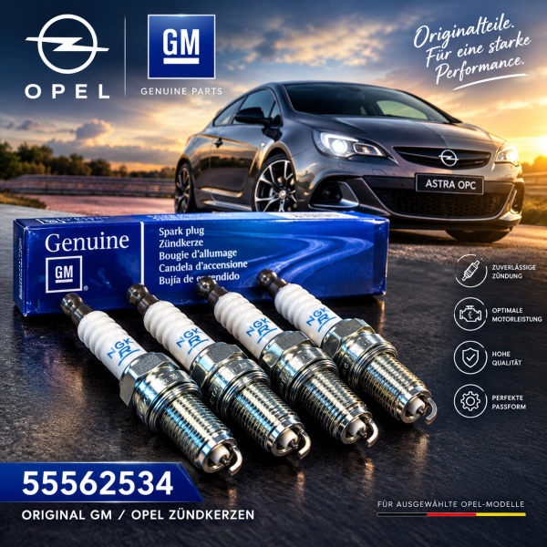 Opel Zündkerze Astra H Zafira B 55562534