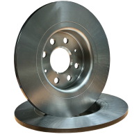 Opel 2xBremsscheiben Vollscheibe Hinterachse Adam Corsa E...