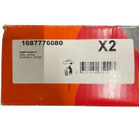 Opel 2x Bremsscheibe hinten für Astra K – Teilenummer 1687776080