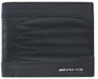 Mercedes-Benz AMG Geldbörse schwarz 100% Rindleder