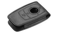 Mercedes-Benz Schlüsselsleeve schwarz, Rindleder