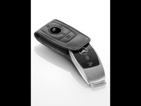 Mercedes-Benz Schlüsselsleeve schwarz, Rindleder
