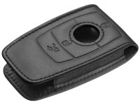 Mercedes-Benz Schlüsselsleeve schwarz, Rindleder