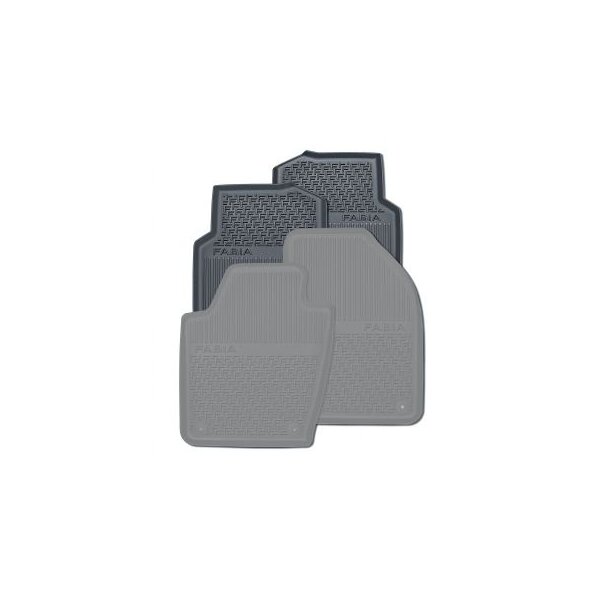 Gummifußmatten-Set, 2-teilig, hinten