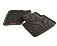 Skoda Gummifußmatten-Set hinten, rot 658061512A