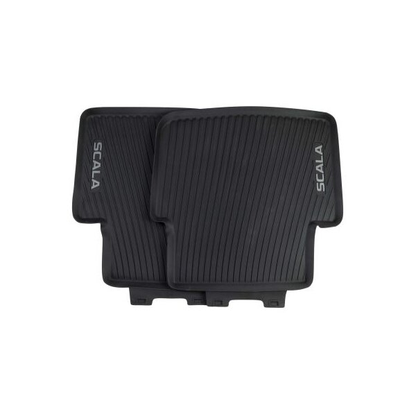 Gummifußmatten-Set, 2-teilig, hinten